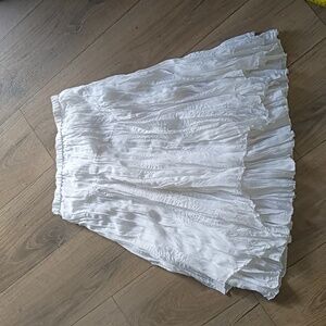 Assymetrical Billowy Boho Tiered Skirt By Allison Taylor